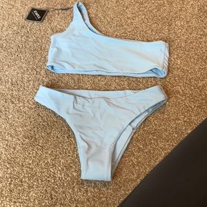 Woman’s Light Blue bikini